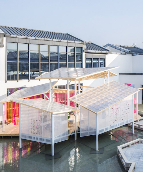 MAT office creates a canopy of roofs for the 2018 suzhou design week pavilion 