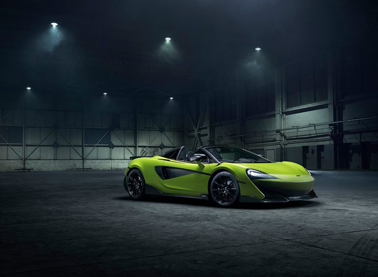 Mclaren 600lt Spider Adds Retractable Roof With Its Vertical Exhausts