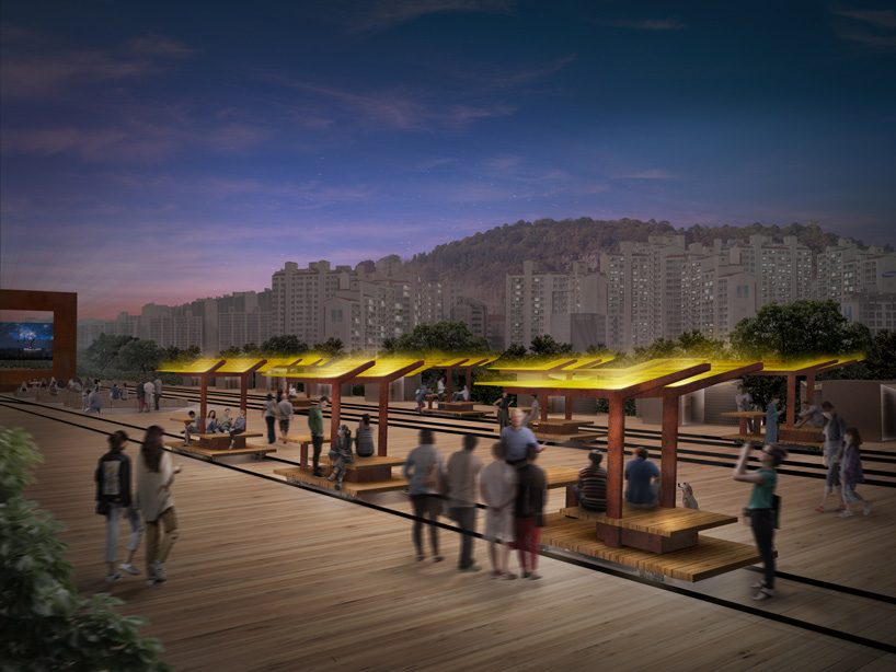 migliore + servetto redevelops abandoned railway into themed waterfront park in busan