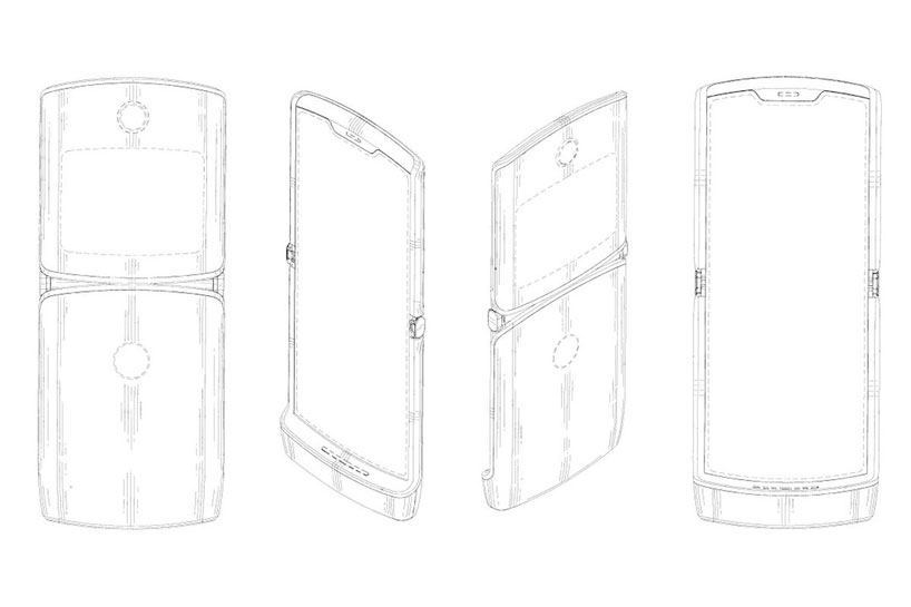 the collapsible motorola RAZR V4, eagerly awaited, presented in a leak makes Designboom