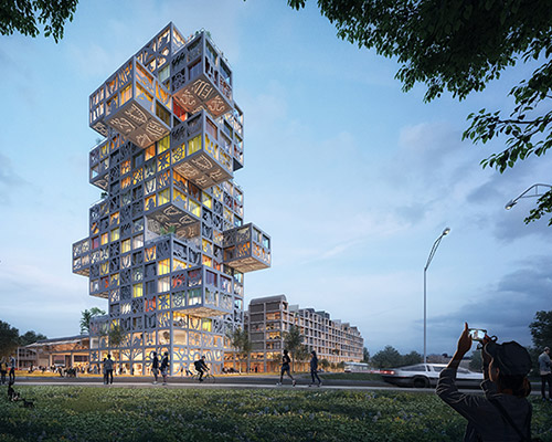 MVRDV's koolkiel redevelops a city block in germany tailored to its creative community