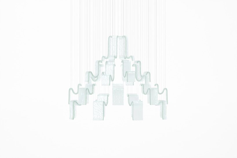 melt collection of glass furniture by @nendo_official for