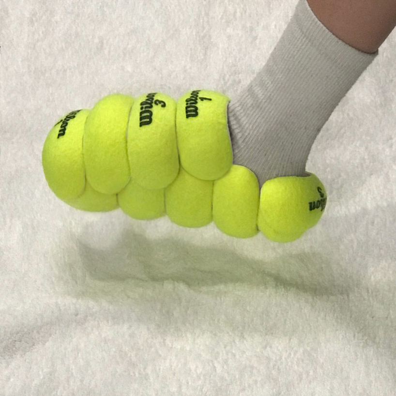 tennis ball shoe