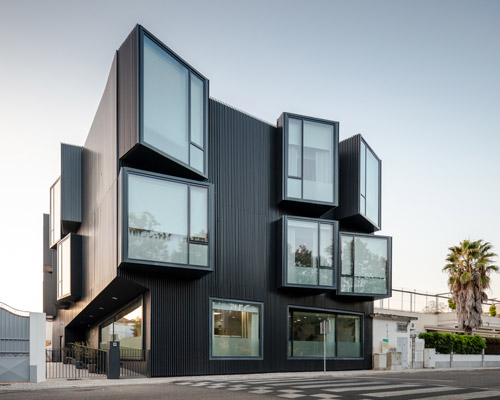 nuno piedade alexandre projects rooms outward to form elderly care center in portugal