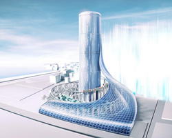 osaka metro plans large-scale redevelopment with futuristic skyscraper station in yumeshima