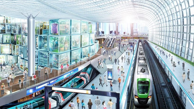 osaka metro plans large-scale redevelopment with futuristic skyscraper station in yumeshima