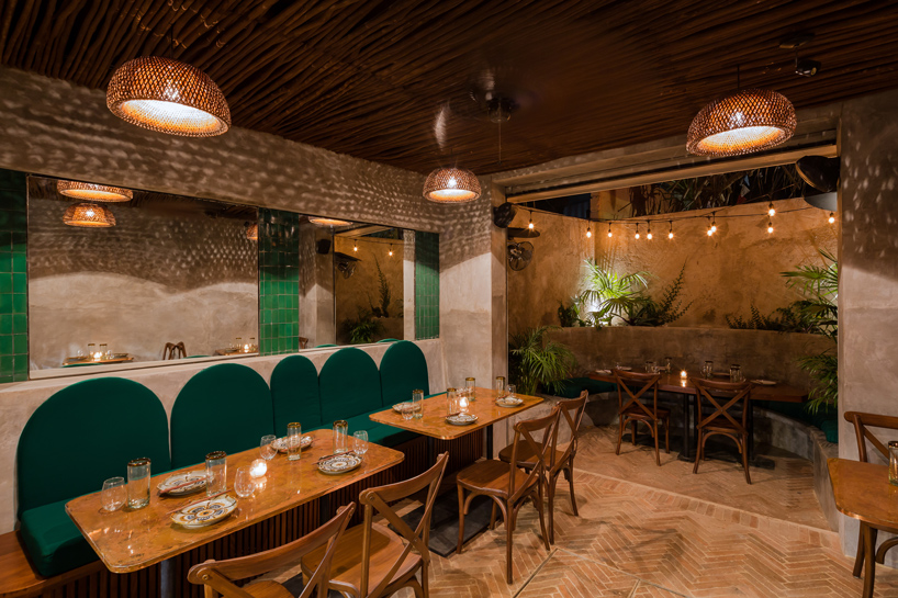 PALMA converts abandoned brick interior in mexico to achara restaurant