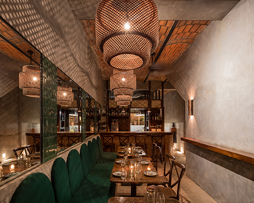 PALMA converts abandoned brick interior to achara restaurant along the mexico coastline