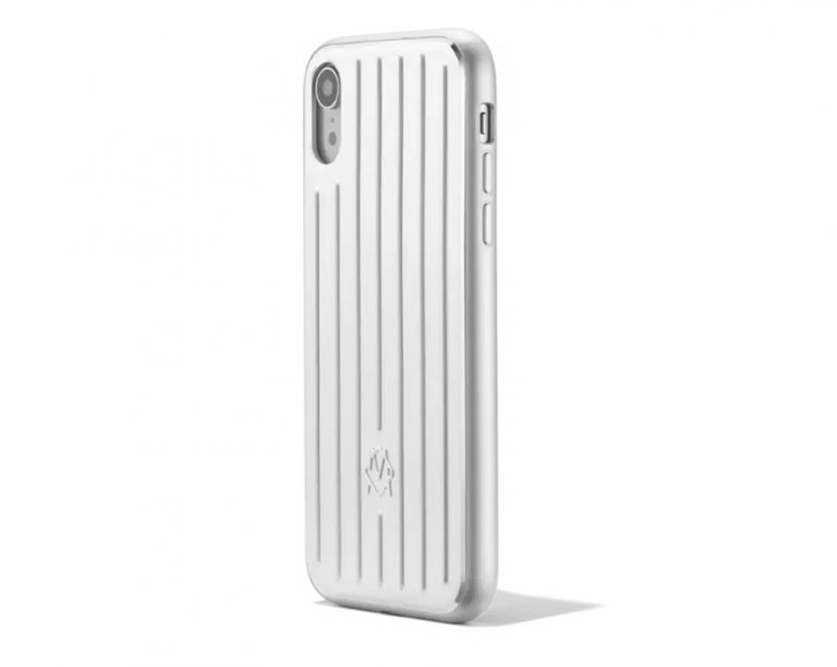 RIMOWA iphone case matches grooved design of iconic luggage
