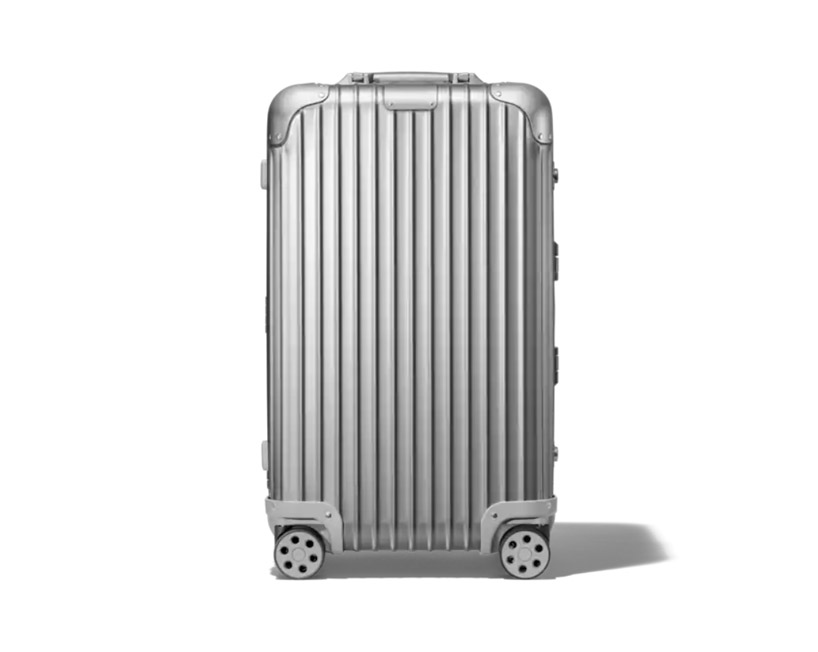 RIMOWA iphone case matches grooved design of iconic luggage