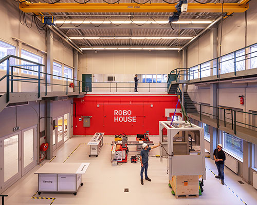 robots are taking over this former campus building at delft university of technology