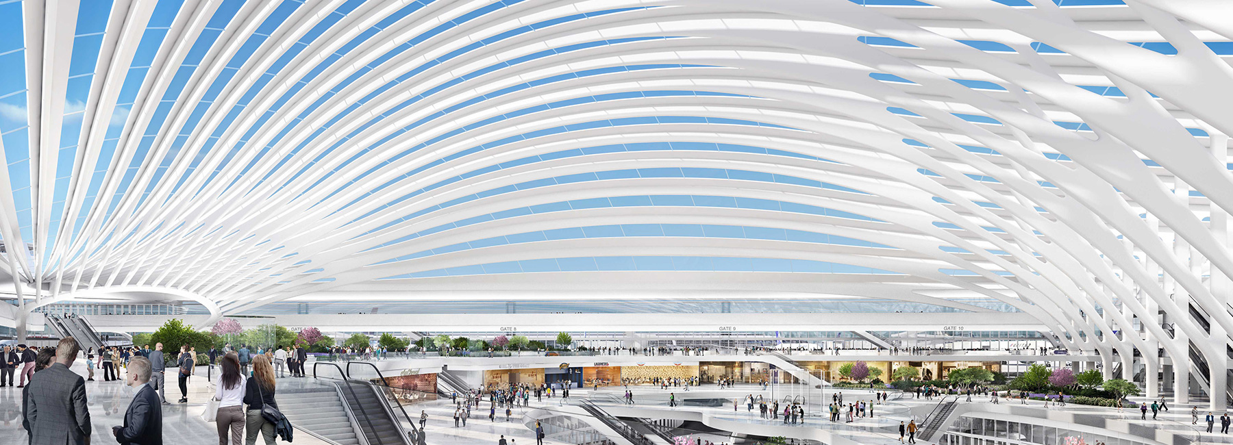 santiago calatrava's holistic vision for chicago o'hare airport