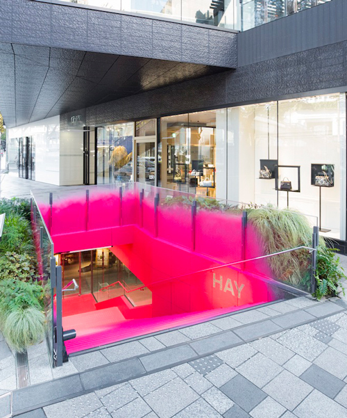 schemata installs movable furniture systems for HAY's temporary store in tokyo