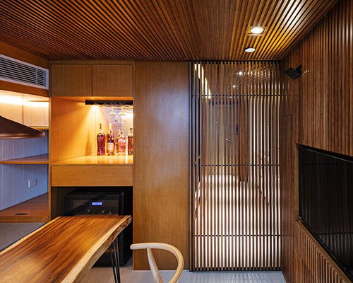 mitsuhiro shoji completes a 47 sqm two-level apartment in shanghai