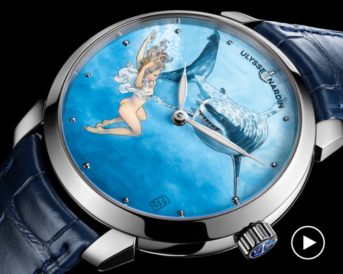milo manara's illustrated watches for ulysse nardin take you on an erotic voyage