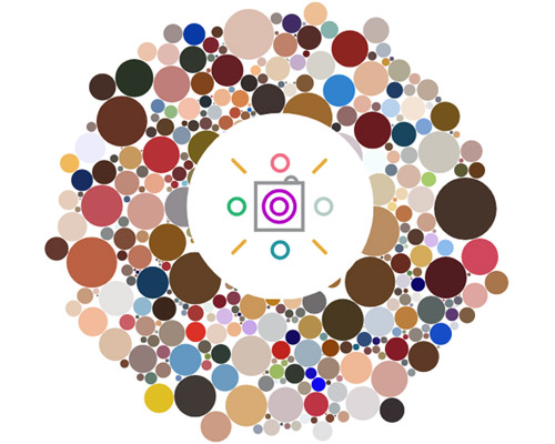 'year of colour' app by makelight generates your instagram palette from 2018