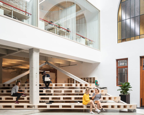 zampone architects renovates historical building of BBDO offices in brussels