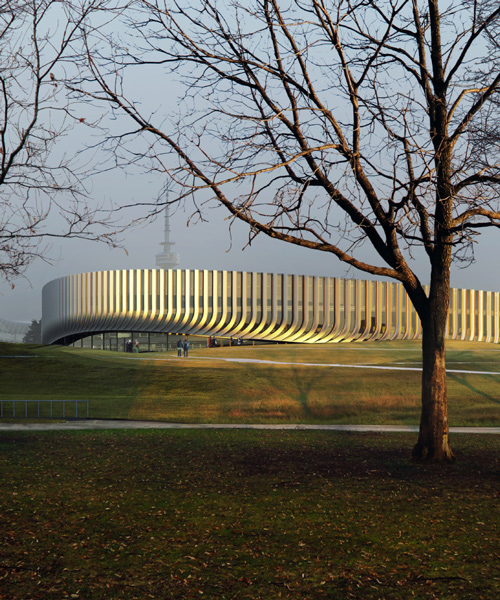 3XN plans green-roofed sports arena for munich's olympic park