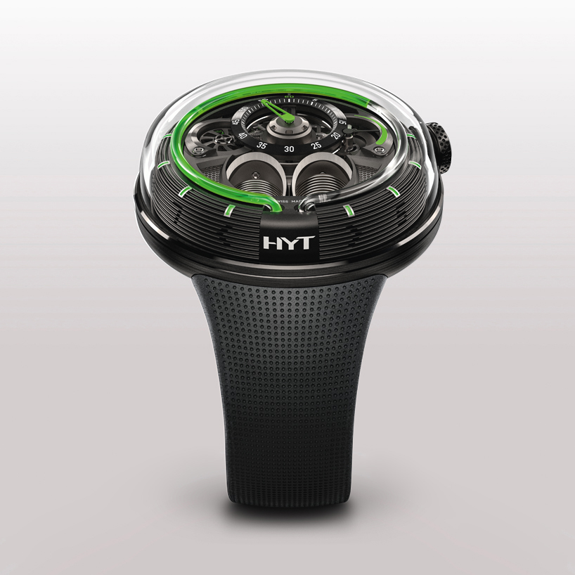 HYT H1.0 hydro mechanical watch places time in perpetual fluid motion