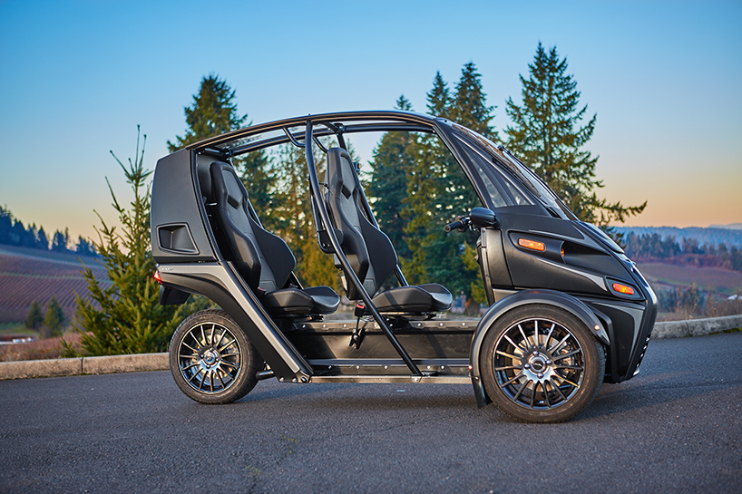 arcimoto unveils their three-wheeled, electric, fun-utility-vehicle