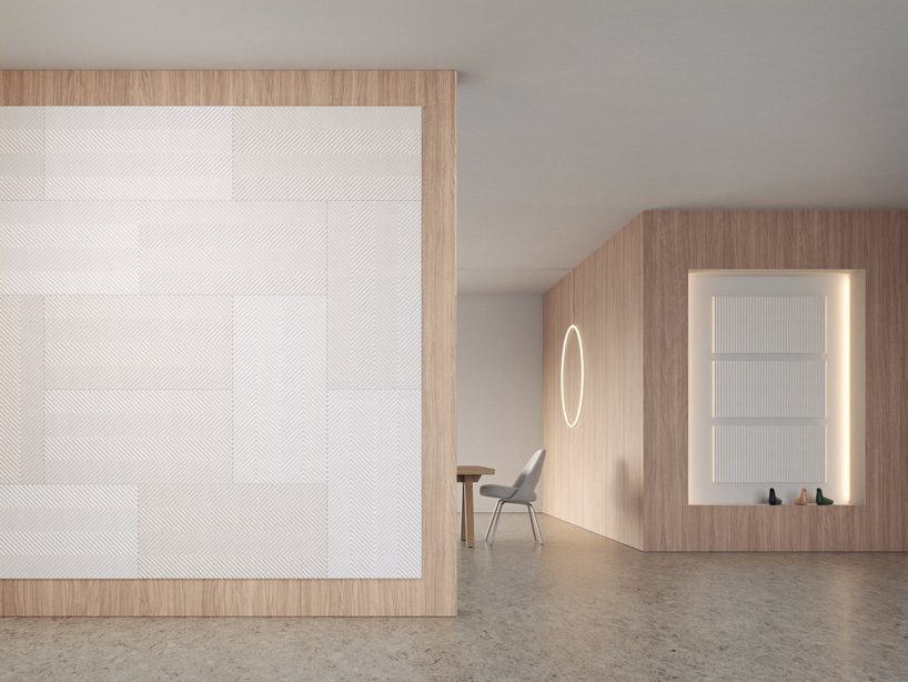 form us with love & BAUX develop 100% bio-based acoustic pulp panels