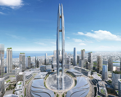 ruler of dubai's fingerprint will form the base of the UAE's second tallest tower