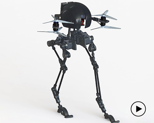 caltech's leonardo robot is a humanoid with wings