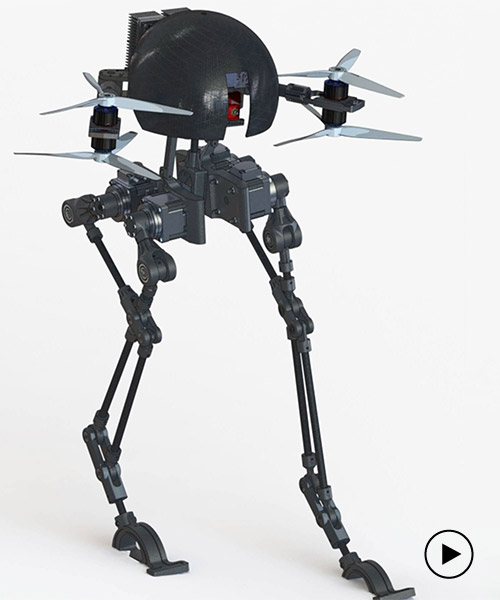 caltech's leonardo robot is a humanoid with wings