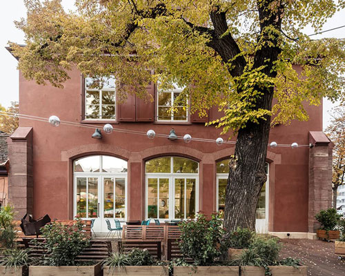 focketyn del rio studio completes parterre one bistro, restaurant & bar in basel