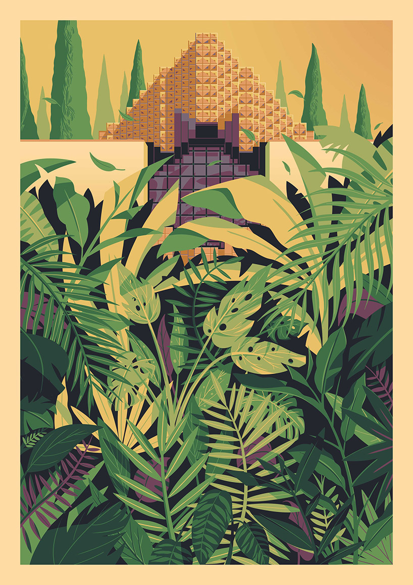 george townley conveys his admiration for LA through colorful illustrations