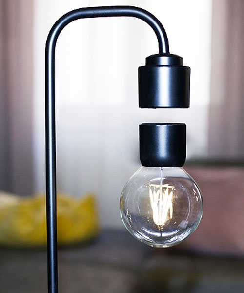 creative studio idea3di launches levitating marble lamp 'levia'