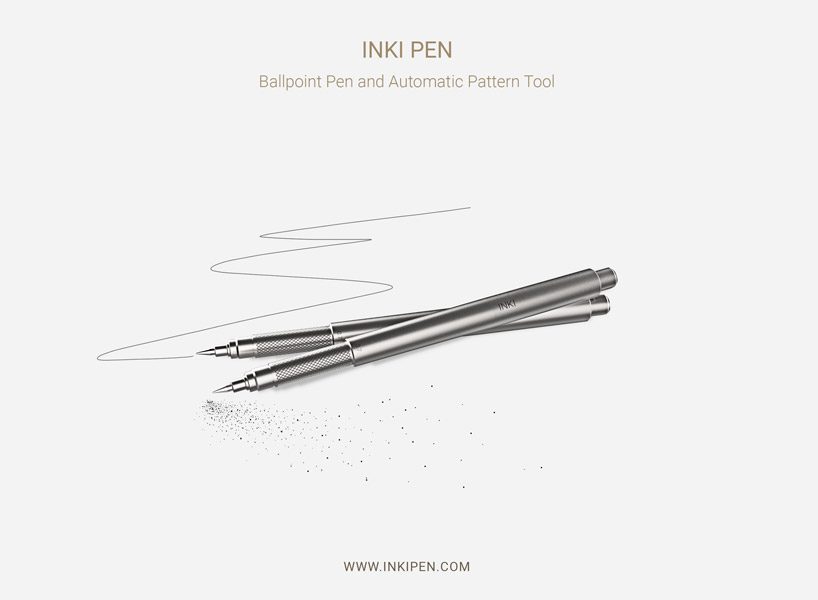 dozendots unveils the INKI motorized ballpoint pen with rapidly moving tip