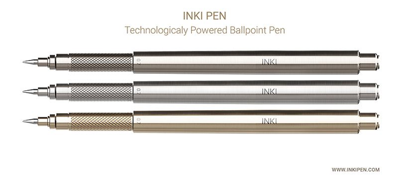 dozendots unveils the INKI motorized ballpoint pen with rapidly moving tip