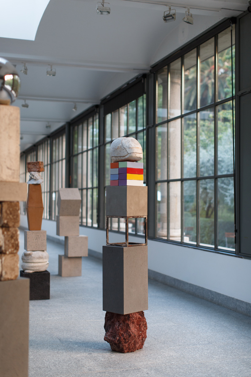 jose dávila's totem-like vertical compositions trace the history of sculptural art