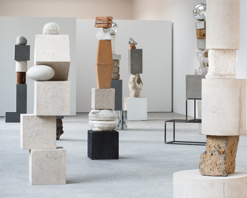 jose dávila's totem-like vertical compositions trace the history of sculptural art