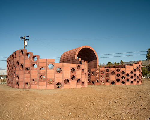 julian hoeber investigates the mind with 'going nowhere pavilion' at desert X