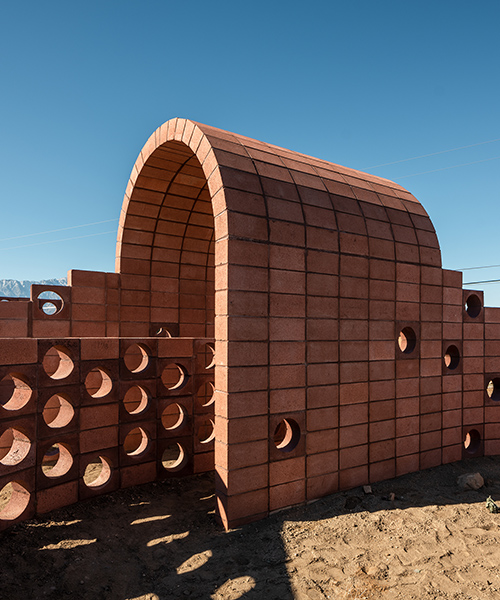 julian hoeber investigates the mind with 'going nowhere pavilion' at desert X