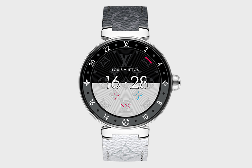 louis vuitton unveils fully-customizable tambour horizon light up smartwatch