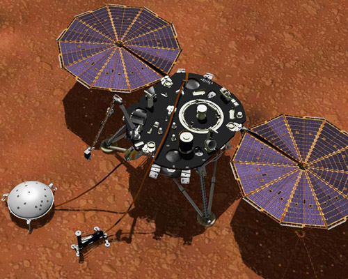 NASA's insight lander now sends weather reports from mars