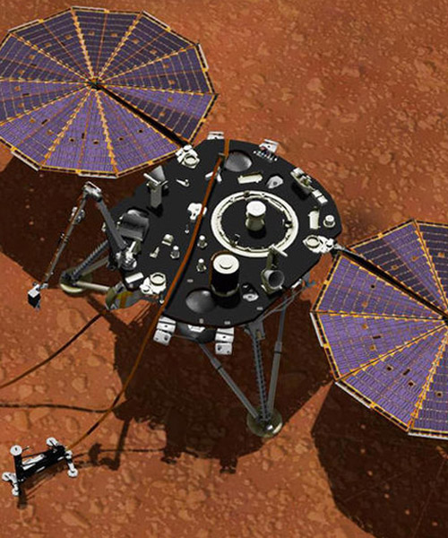 NASA's insight lander now sends weather reports from mars