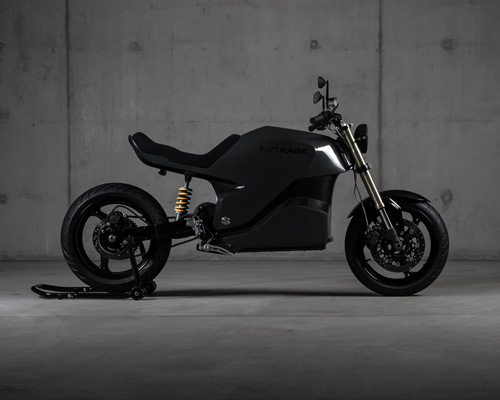 NXT motors unveils electric motorcycle with carbon fiber monocoque