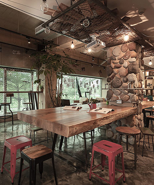 PL interior design recycles materials to create hostel in taiwan