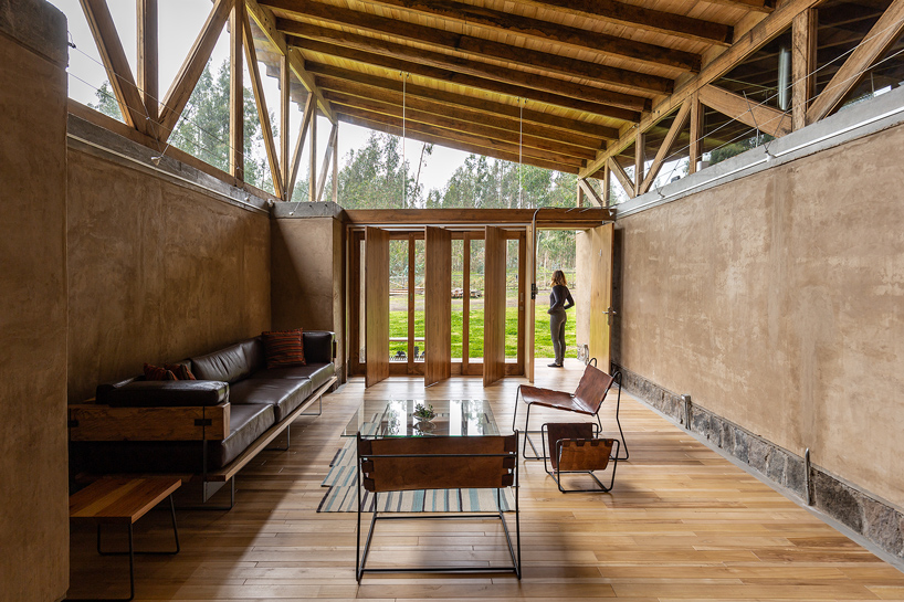 casa lasso by RAMA estudio is built from rammed earth in rural ecuador