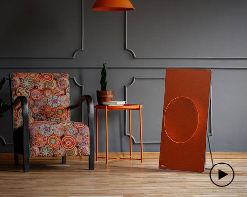 sheet speaker by swift creatives looks like a simple piece of fabric