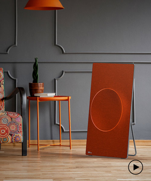 sheet speaker by swift creatives looks like a simple piece of fabric