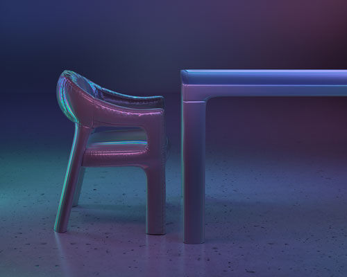 holographic furniture by six n. five takes scandinavian design into the future