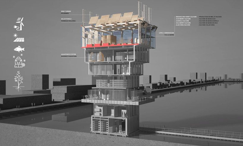 'superfarm' by studio NAB proposes a vertical farm concept to combat land shortage