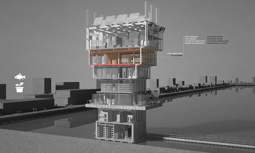 'superfarm' by studio NAB proposes a vertical farm concept to combat land shortage