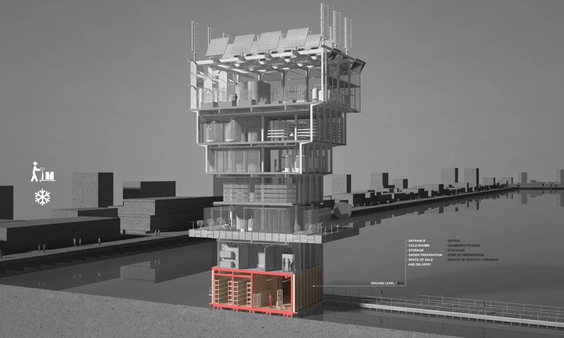 'superfarm' by studio NAB proposes a vertical farm concept to combat land shortage