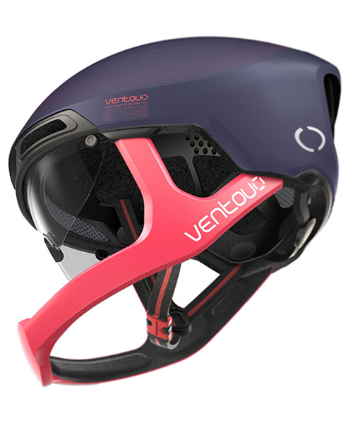 this helmet provides a better protection for both professional and amateur cyclists